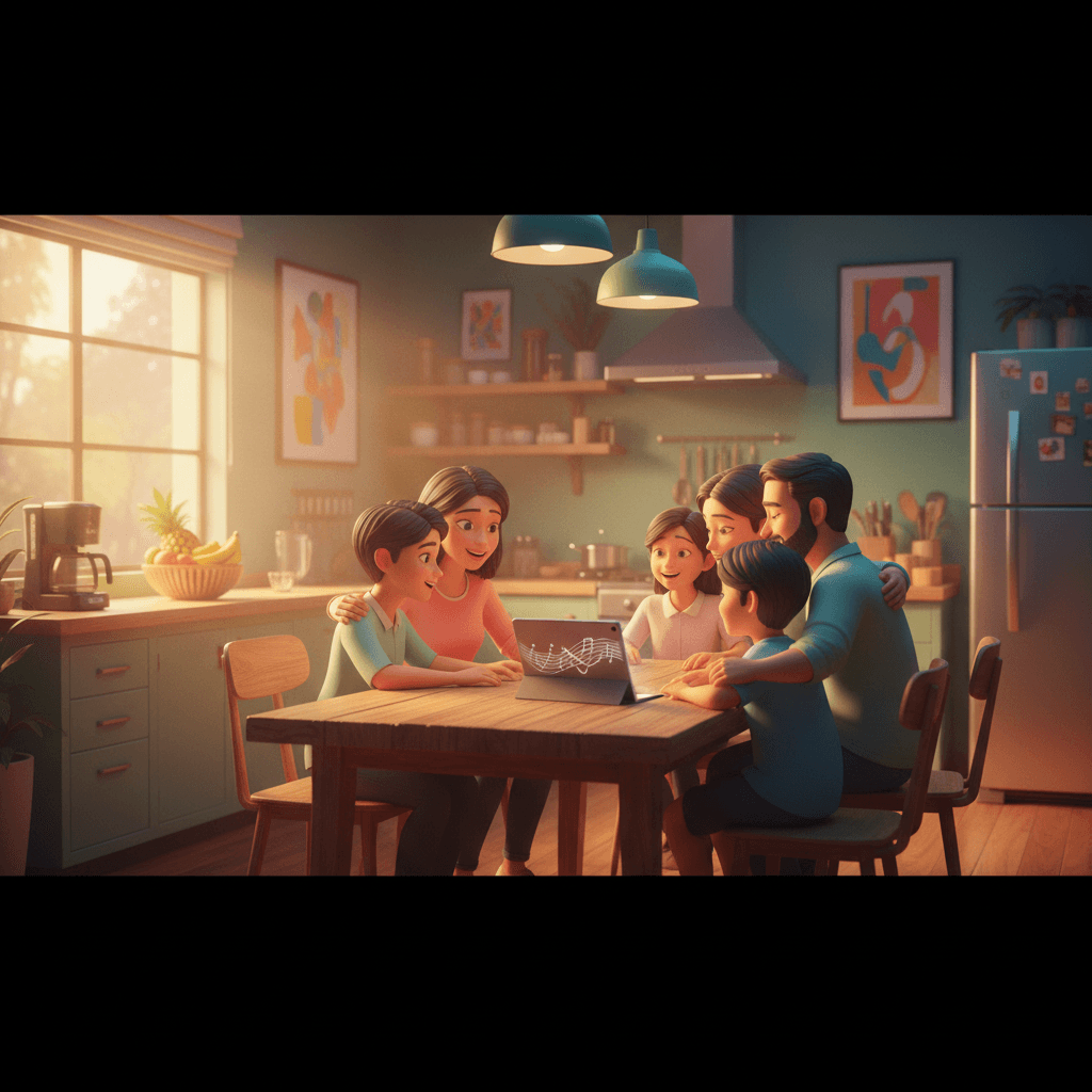 Adoração Familiar: Cantando Juntos em Casa